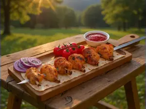 Шашлык из куриной голени