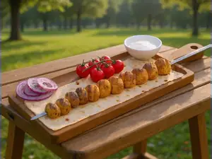 Картошка на мангале
