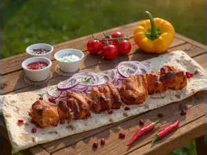 Шашлык из корейки свинины