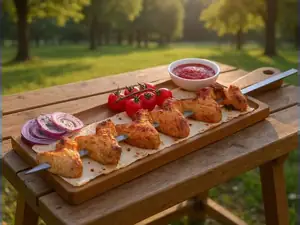 Шашлык из куриных крылышек