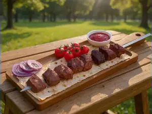 Шашлыки из говяжьей мякоти