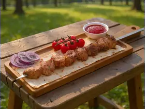 Шашлык из свиной шеи