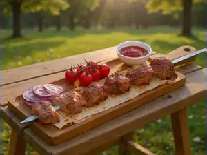Шашлык из мякоти свинины