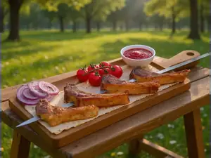 Шашлык из бараньей корейки
