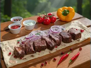 Шашлыки из говяжьей вырезки
